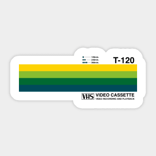 Sunrise Video Cassette Sticker